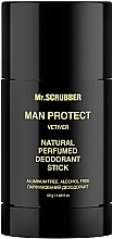 Парфюмированный дезодорант "Ветивер" - Mr.Scrubber Man Protect Vetiver Natural Perfumed Deodorant Stick  — фото N1