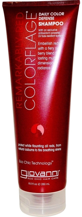 Шампунь для рыжих - Giovanni Colorflage Remarkably Red Shampoo — фото N1