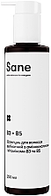 Шампунь для волосся делікатний з амінокислотами і вітамінами В3 та В5 - Sane — фото N1