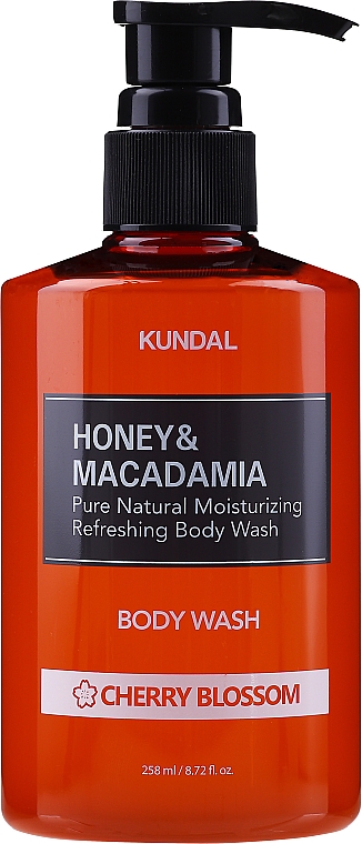 Гель для душу "Квіти вишні" - Kundal Honey & Macadamia Body Wash Cherry Blossom — фото N5