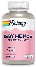 Комплекс вітамінів для вагітних - Solaray Baby Me Now Prenatal Multi — фото N1