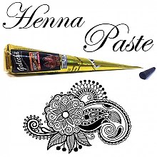 ПОДАРУНОК! Хна для розпису по тілу, у конусі - Golecha Color Henna Paste Cone — фото N2