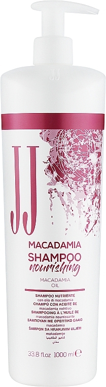 Живильний шампунь з олією макадамії - JJ Macadamia Shampoo Nourishing — фото N2