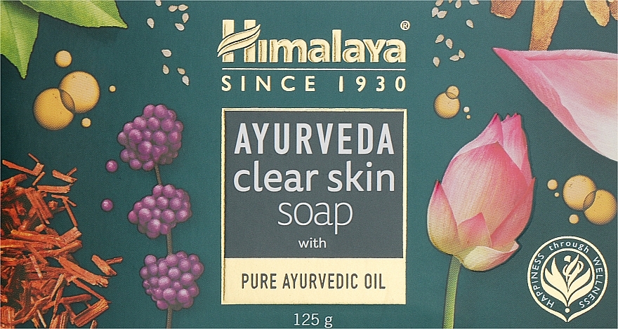 Аюрведическое мыло - Himalaya Herbals Ayurveda Clear Skin Soap — фото N1
