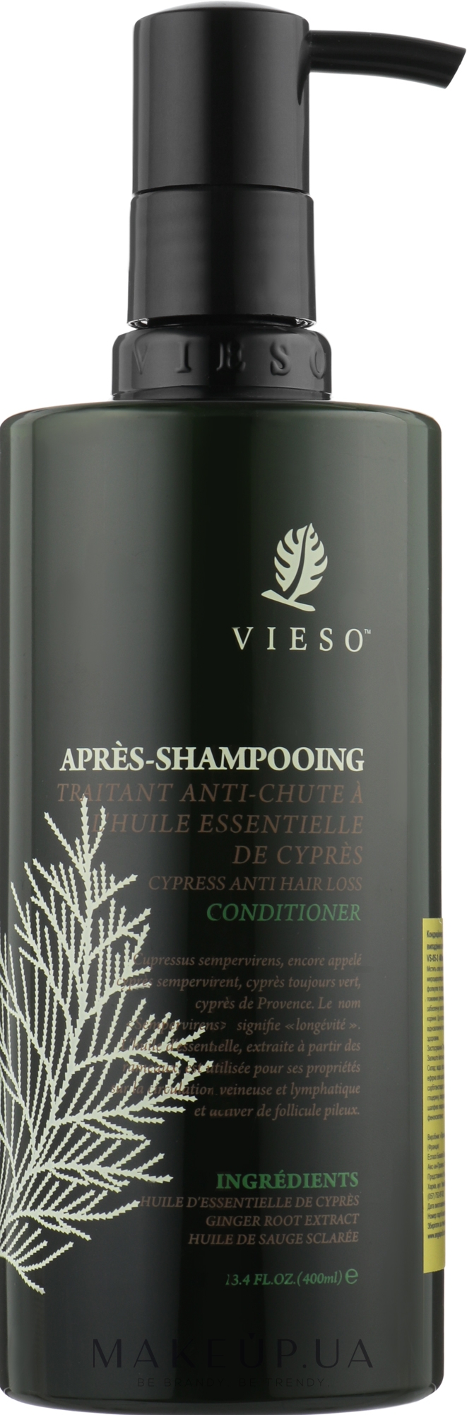 Кондиционер от выпадения волос с кипарисом - Vieso Cypress Anti Hair Loss Conditioner — фото 400ml