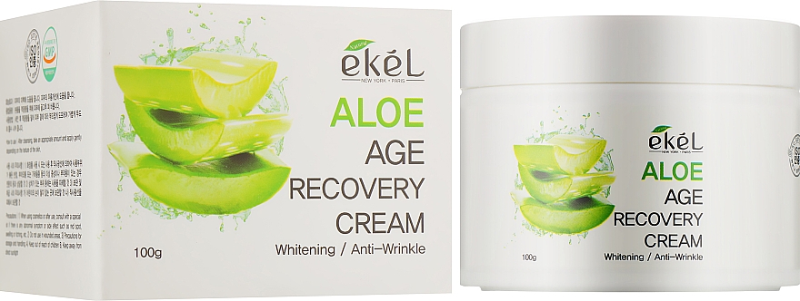 Крем для обличчя з екстрактом алое - Ekel Age Recovery Cream Aloe — фото N2