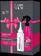 Духи, Парфюмерия, косметика Набор - Lady Wow Filler Hair Care (h/spray/200ml + h/ser/100ml)