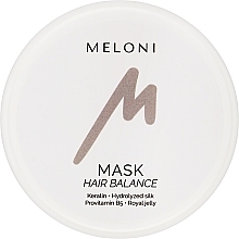 Восстанавливающая маска с кератином и гидролизатом шелка - Meloni Hair Balance Mask — фото N7