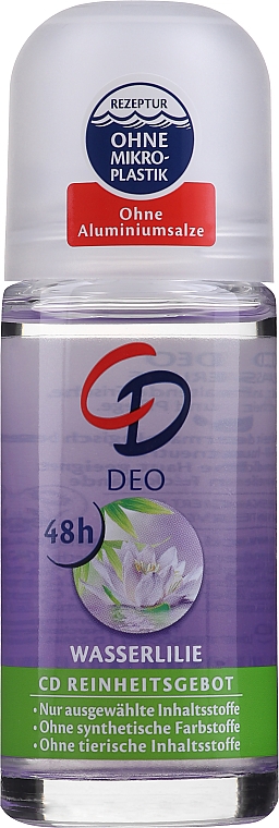 Дезодорант кульковий "Водяна лілія" - CD Wasserlile 24h — фото N2