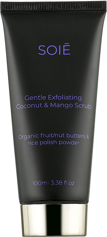 Кремовый скраб для лица с Кокосом, Лавандой и Манго - Soie Gentle Exfoliating Coconut & Mango Scrub