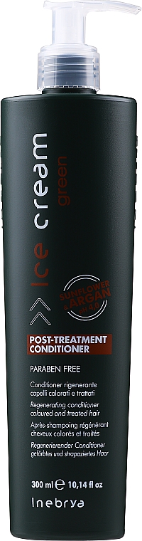 Відновлюючий кондиціонер для фарбованого волосся - Inebrya Green Ice Cream Post - Treatment Conditioner