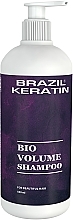 Шампунь для об'єму волосся з кератином - Brazil Keratin Bio Volume Shampoo — фото N5
