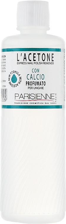 Жидкость для снятия лака с ацетоном и кальцием - Parisienne Italia L'acetone Express Nail Polish Remover — фото N1