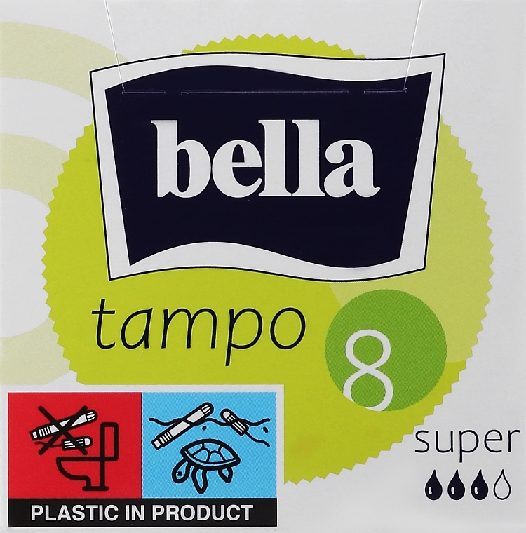 Гігієнічні тампони Tampo Premium Comfort Super, 8 шт. - Bella
