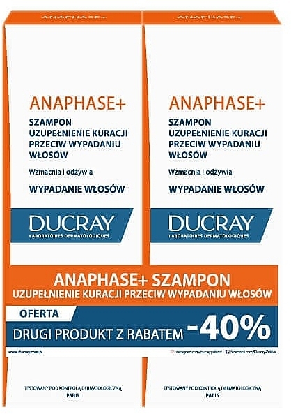Набір - Ducray Anaphase+ (shm/2х200ml) — фото N1