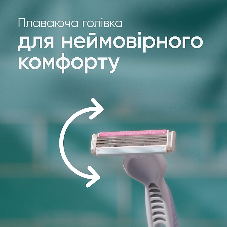Одноразові станки для гоління, 3 шт - Gillette Venus Simply 3 Plus — фото N5