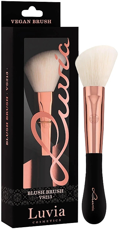 Кисть для румян - Luvia Cosmetics Vegan Signature VS213 Blush Brush — фото N2