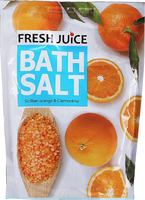 Соль для ванны дой-пак - Fresh Juice Sicilian Orange & Clementine 