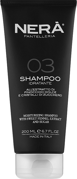 Зволожувальний шампунь для волосся - Nera Pantelleria 03 Moisturizing Shampoo With Sweet Fennel Extract — фото N1