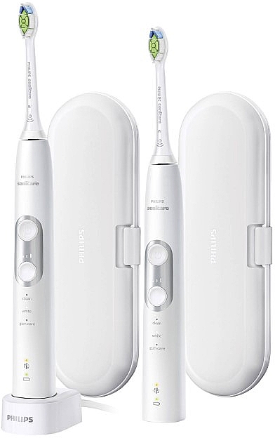 Электрическая звуковая зубная щетка - Philips Sonicare HX6877/34 ProtectiveClean 6100 — фото N1