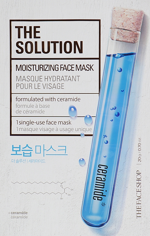 Увлажняющая маска для лица - The Face Shop The Solution Moisturizing Face Mask