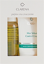 Духи, Парфюмерия, косметика Дорожный мини-набор - Clarena Max Dermasebum Mini Set (ton/30ml + cr/15ml)