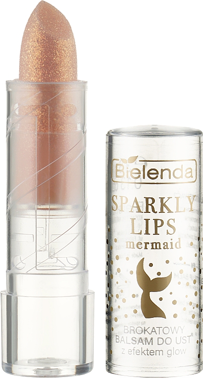 Бальзам для губ з ефектом сяйва - Bielenda Sparkly Lips Mermaid — фото N1