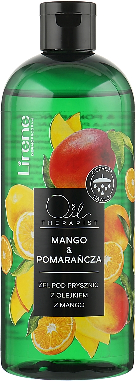 Гель для душу з олією манго "Манго й апельсин" - Lirene Shower Oil Mango & Orange Shower Gel — фото N1