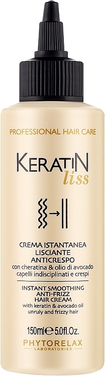 Крем для розгладження волосся - Phytorelax Laboratories Keratin Liss Instant Smoothing Anti-Frizz Hair Cream