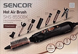 Фен-щітка для волосся - Sencor SHS 8550BK — фото N2