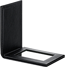 Дзеркальце кишенькове розкладне, чорне - MAKEUP Pocket Mirror Black — фото N3