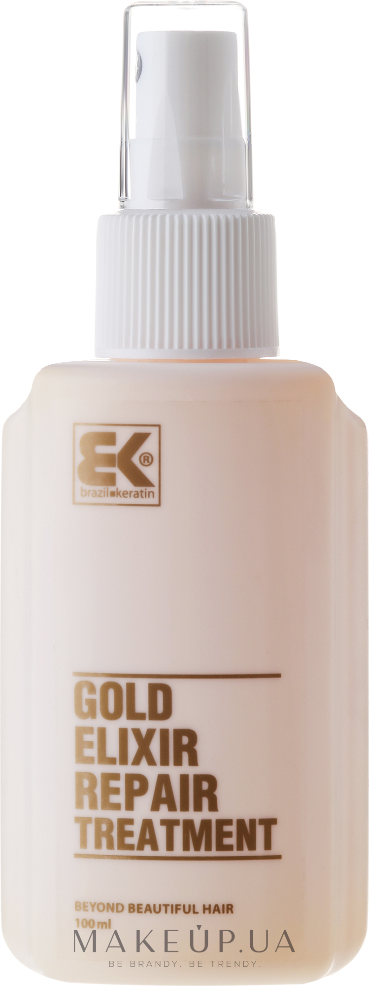 Еліксир для волосся - Brazil Keratin Gold Elixir Repair Treatment — фото 100ml