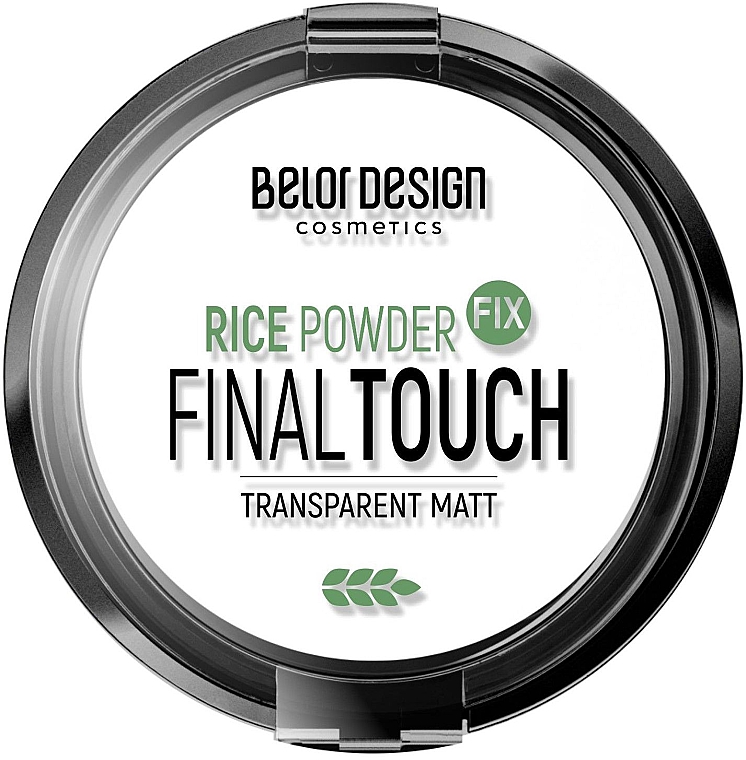 Рисовая пудра-фиксатор для лица - Belor Design Final Touch