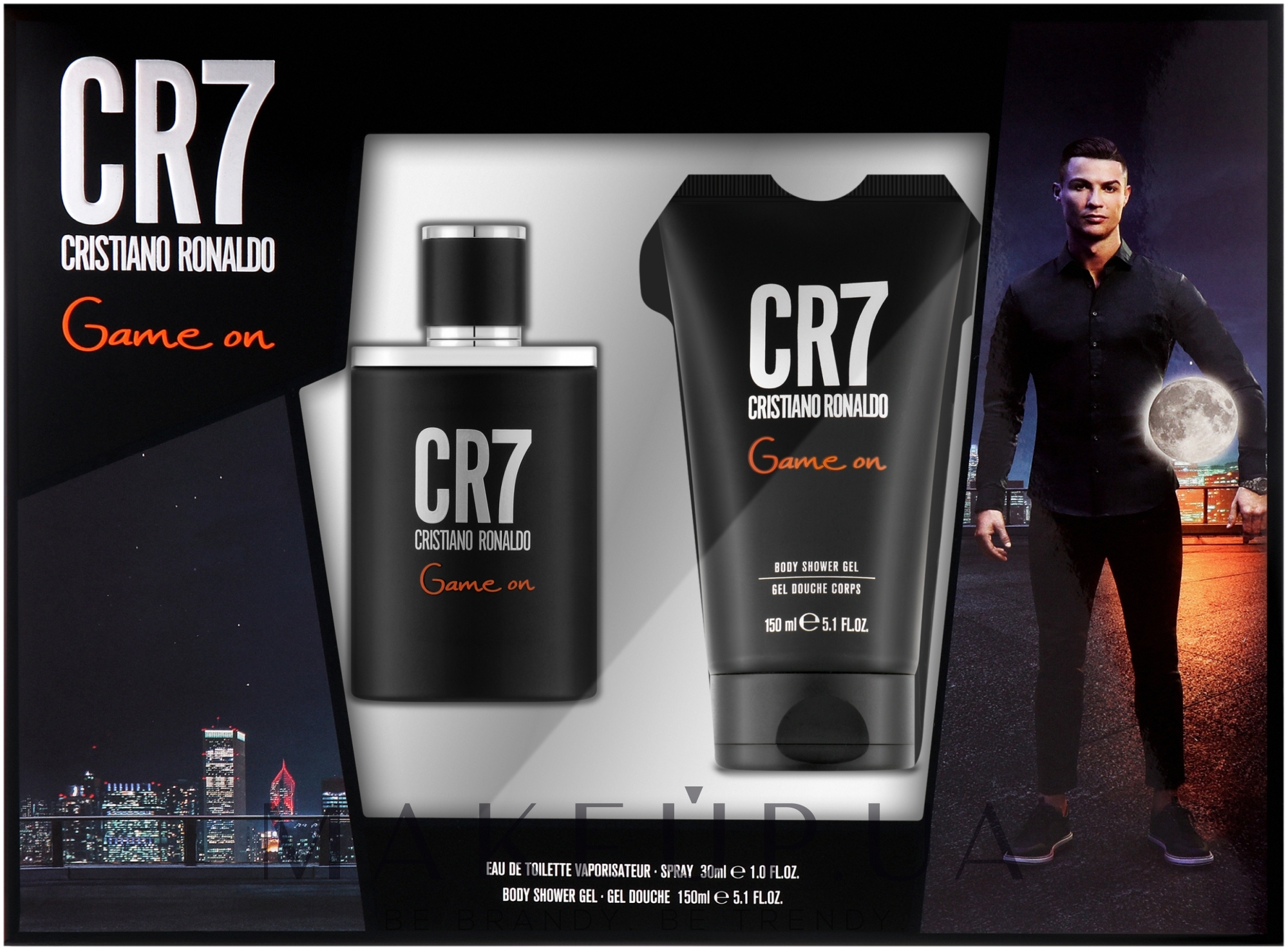 Cristiano Ronaldo CR7 Game On - Набор (edt/30 + sh/gel/150ml): купить по  лучшей цене в Украине | Makeup.ua