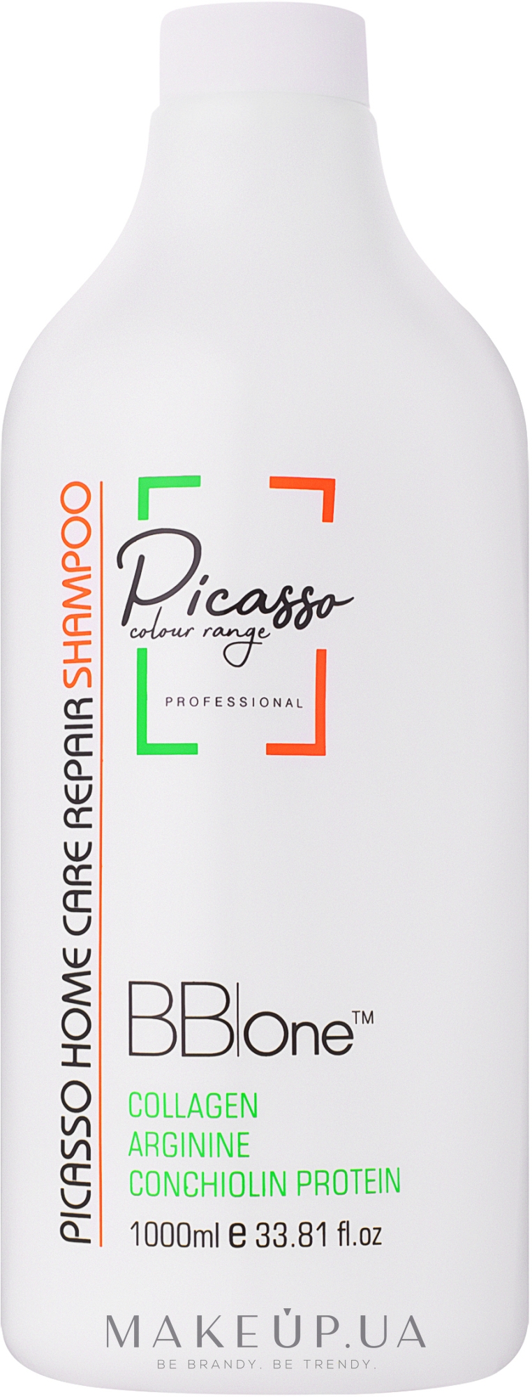 Відновлювальний шампунь для волосся - BB One Picasso Home Care Repair Shampoo — фото 1000ml