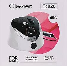 Духи, Парфюмерия, косметика Фрезер для маникюра и педикюра - Clavier FX 820 65W White