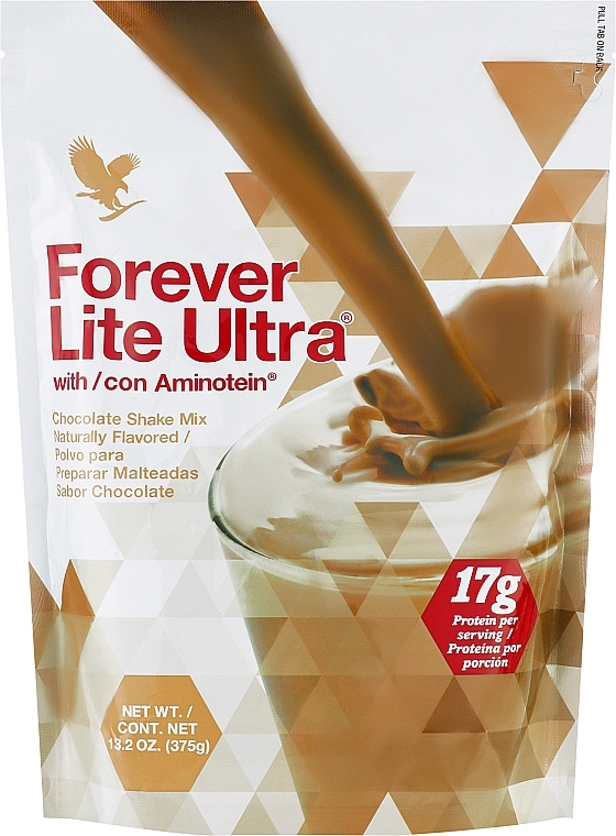 Протеїновий коктейль з амінотеїном, шоколадний - Forever Living Lite Ultra with Aminotein — фото N1