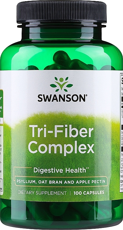 Комплекс "Лушпиння насіння подорожника" - Swanson Tri-Fiber Complex — фото N1