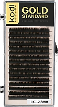 Духи, Парфюмерия, косметика Накладные ресницы Gold Standart B 0.12 (16 рядов: 8 мм) - Kodi Professional