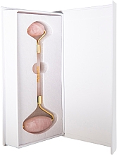 Массажный роллер для лица, розовый кварц - Mohani Roller Massage Rose Quartz — фото N2