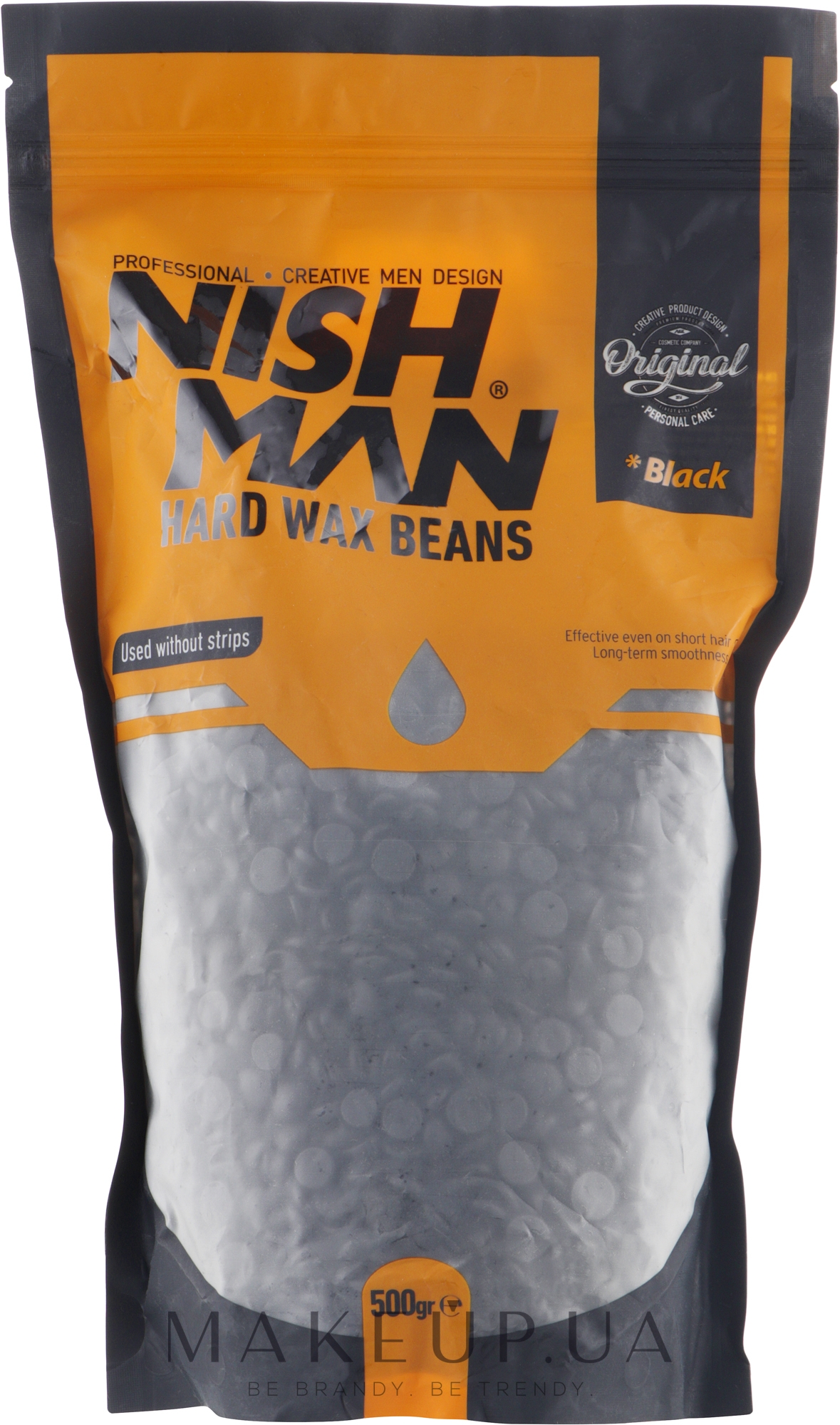 Воск для депиляции - Nishman Hard Wax Beans Black — фото 500g