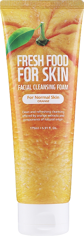 Пінка для нормальної шкіри - Superfood For Skin Freshfood Orange Cleansing Foam — фото N1