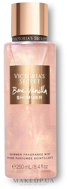 Парфюмированный спрей для тела - Victoria's Secret Bare Vanilla Shimmer Fragrance Mist — фото 250ml