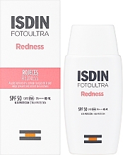 Сонцезахисний крем для обличчя, для чутливої шкіри - Isdin FotoUltra Redness SPF 50+ — фото N2