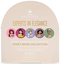 Парфумерія, косметика Набір, 5 продуктів - Mad Beauty Disney Princess Cosmetic Sheet Mask Collection