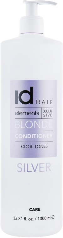 Кондиціонер для освітленого і блондованого волосся - idHair Elements XCLS Blonde Silver Conditioner — фото N5
