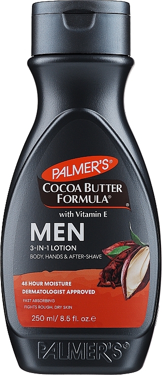 Чоловічий лосьйон для догляду за тілом - Palmer's Cocoa Butter Formula MEN Body & Face Lotion