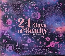 Набор "Адвент-календарь", 24 продукта - Q-KI 24 Days Of Beauty Advent Calendar — фото N2
