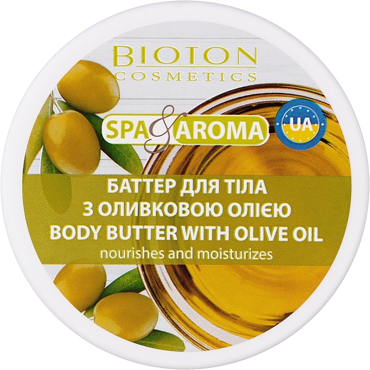Баттер для тела с оливковым маслом - Bioton Cosmetics Spa & Aroma Body Butter With Olive Oil