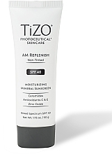 Крем для лица дневной питательный без оттенка - TiZO Photoceutical Skincare AM Replenish Non-Tinted SPF 40 — фото N1